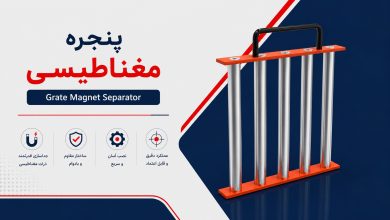پنجره مغناطیسی (Grate Magnet Separator)